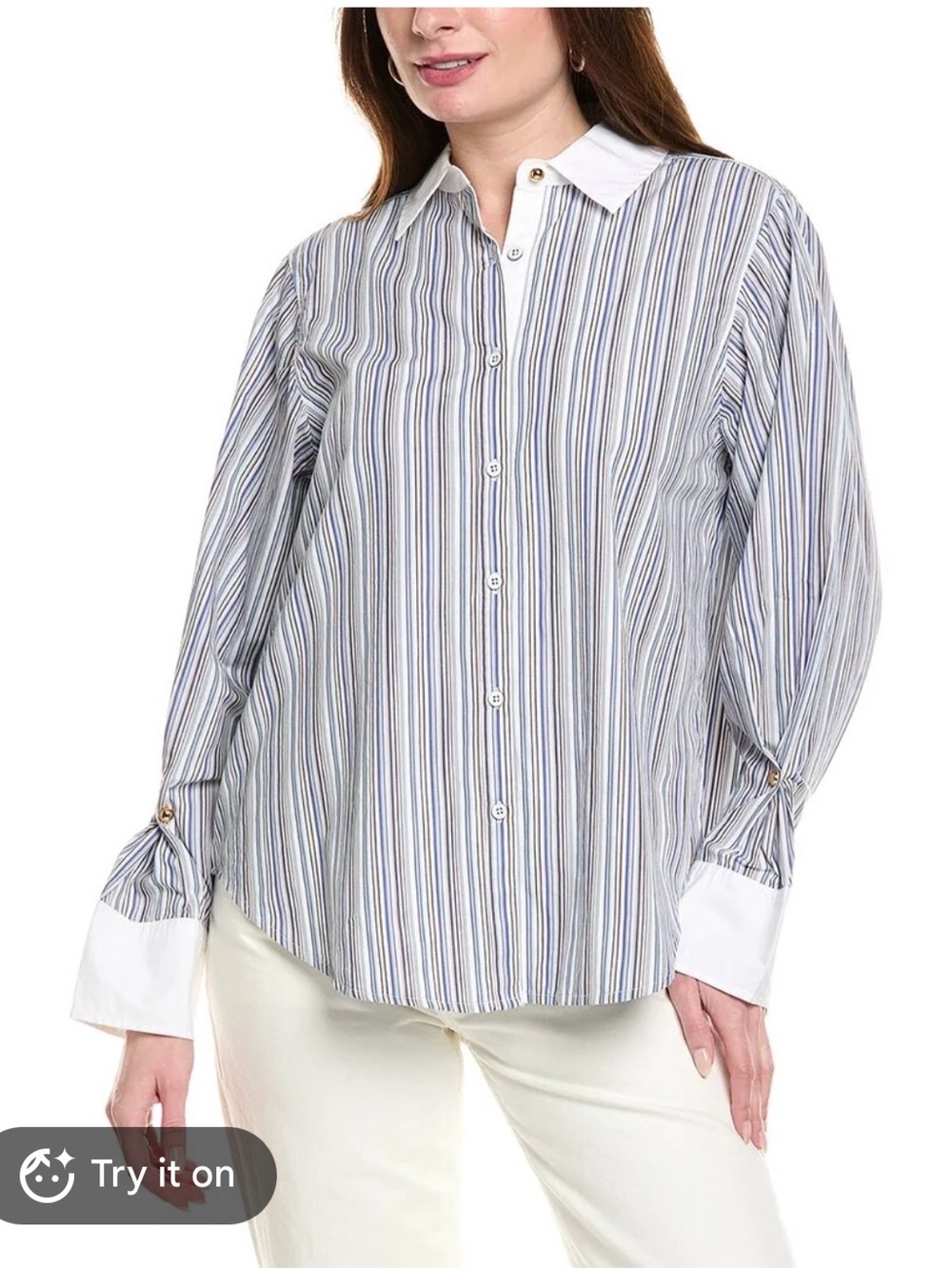 Derek Lam 10 Crosby Collared Shirt NWT Size Small